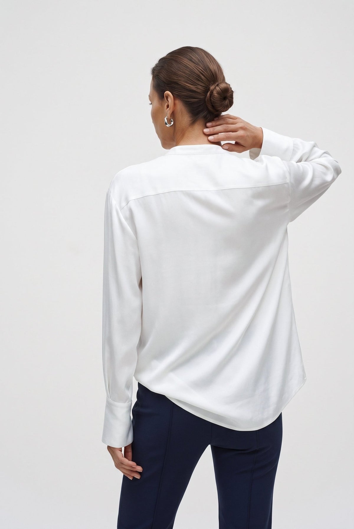 Camicia Donna in Satin – Linea Morbida Design Essenziale Elegante - Caractère