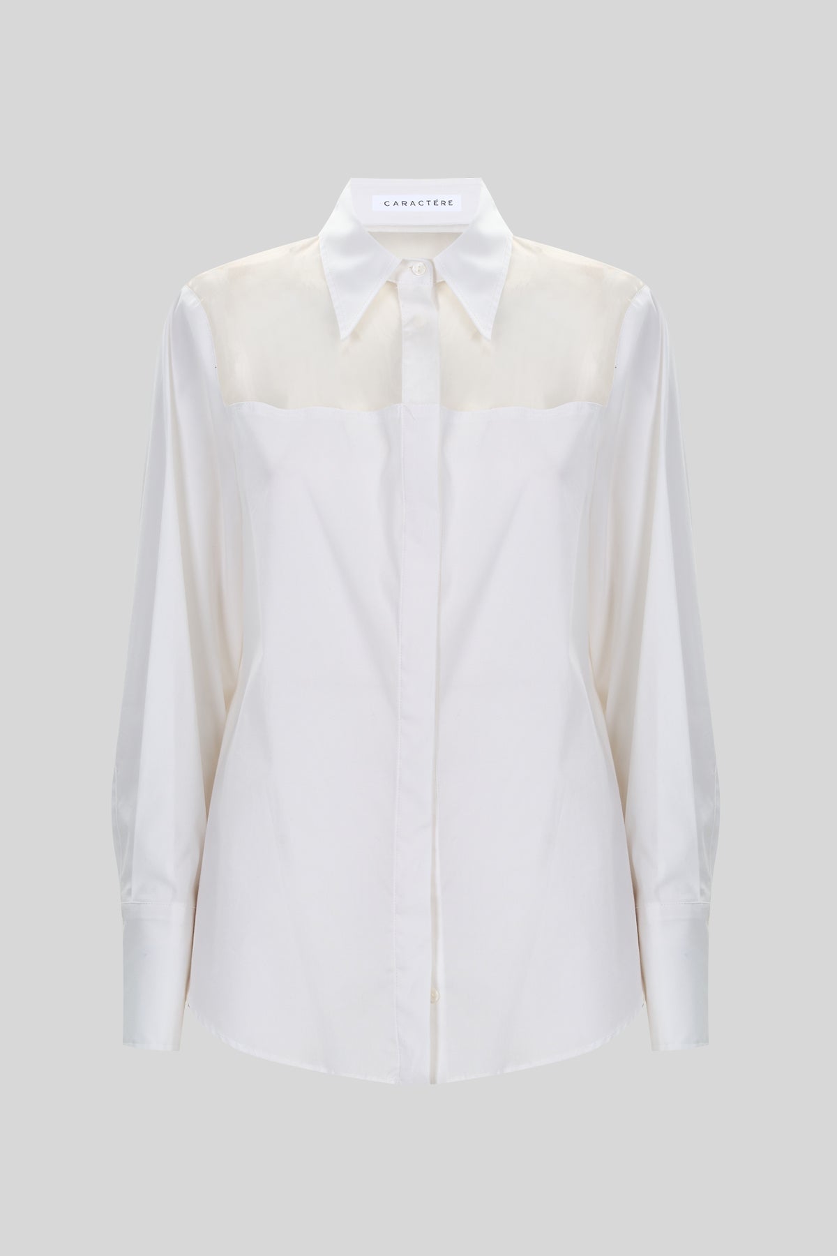 Camicia in cotone con dettaglio - Caractère