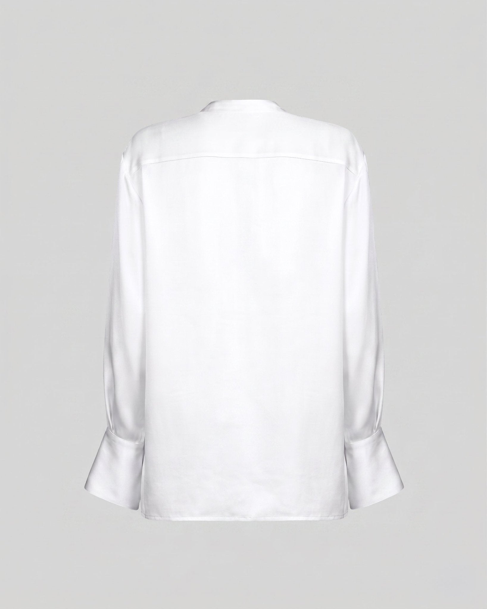 Camicia in satin con linea morbida e design essenziale - Caractère