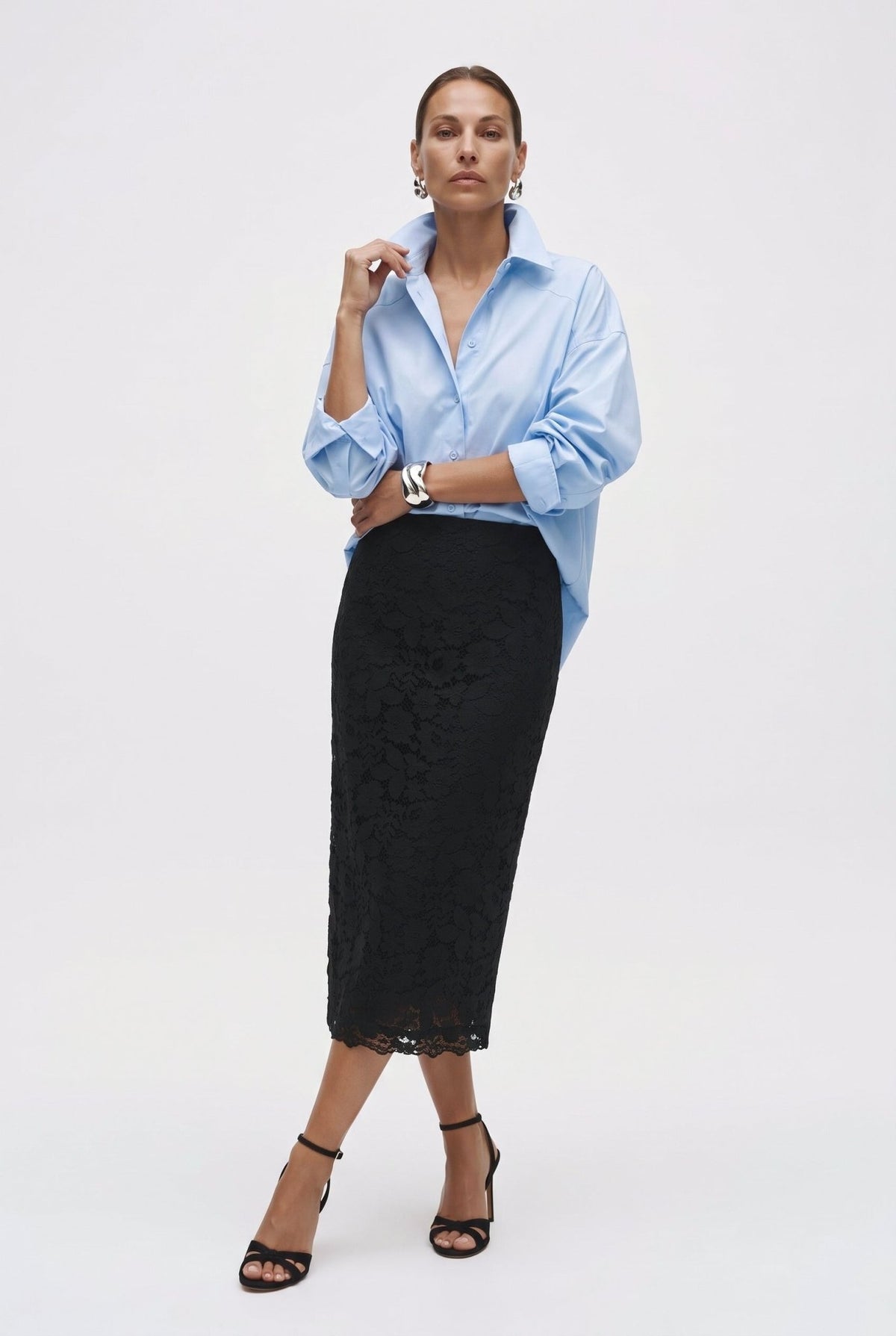 Camicia Oversize in Cotone con Manica Raglan - Caractère