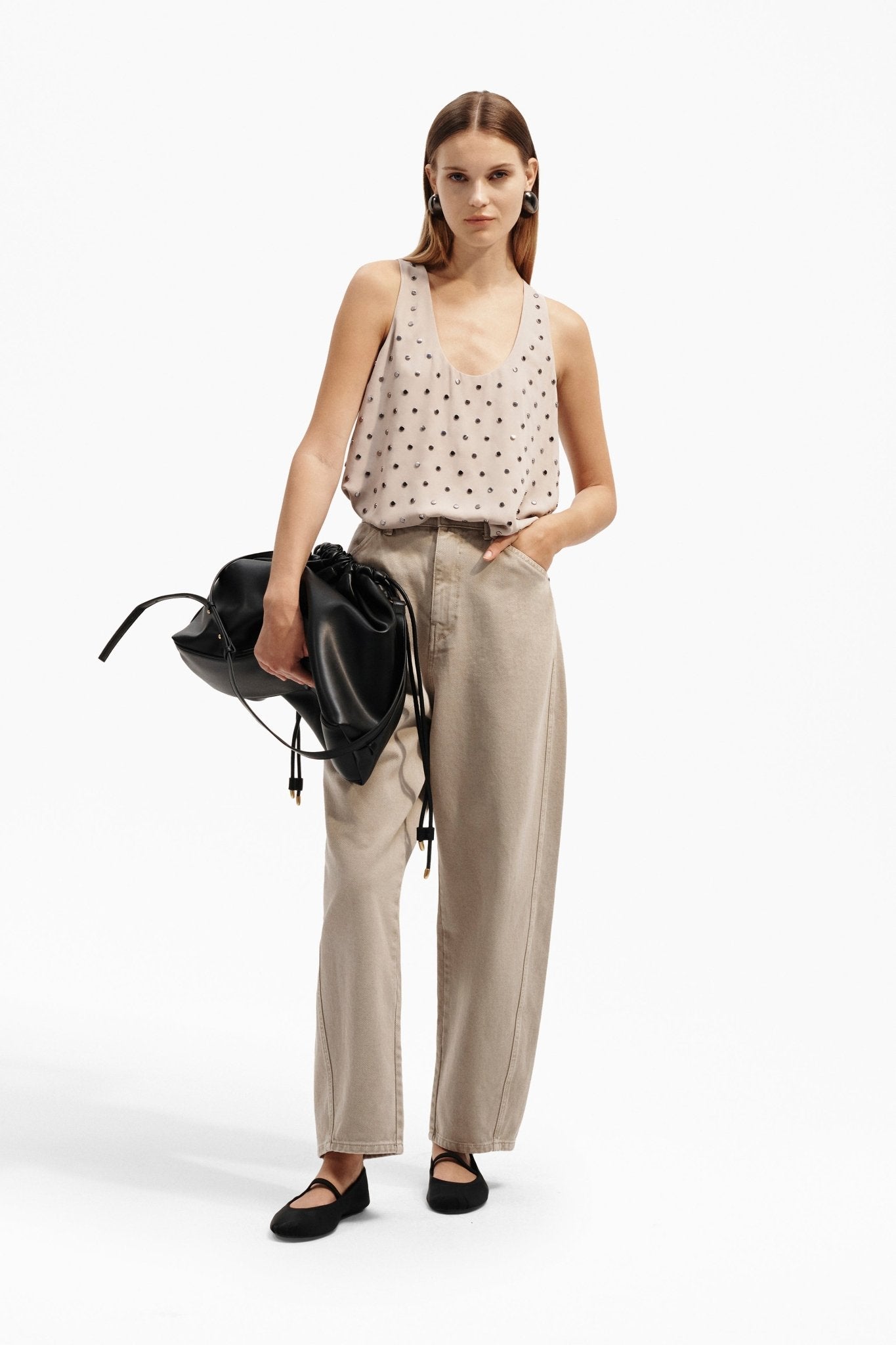 Canotta Chic con Dettagli Borchie - Caractère