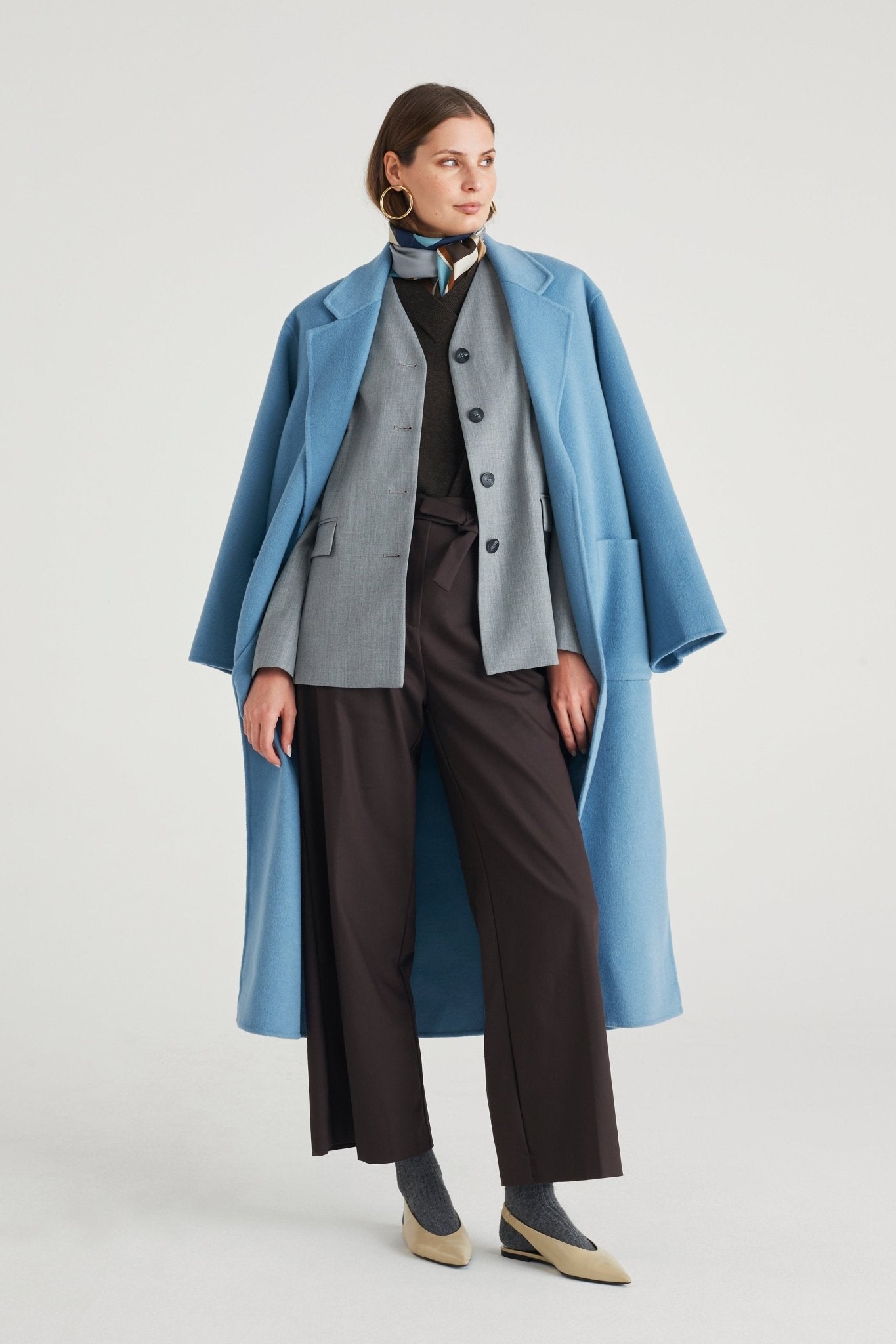 Cappotto lungo con tasche - Caractère