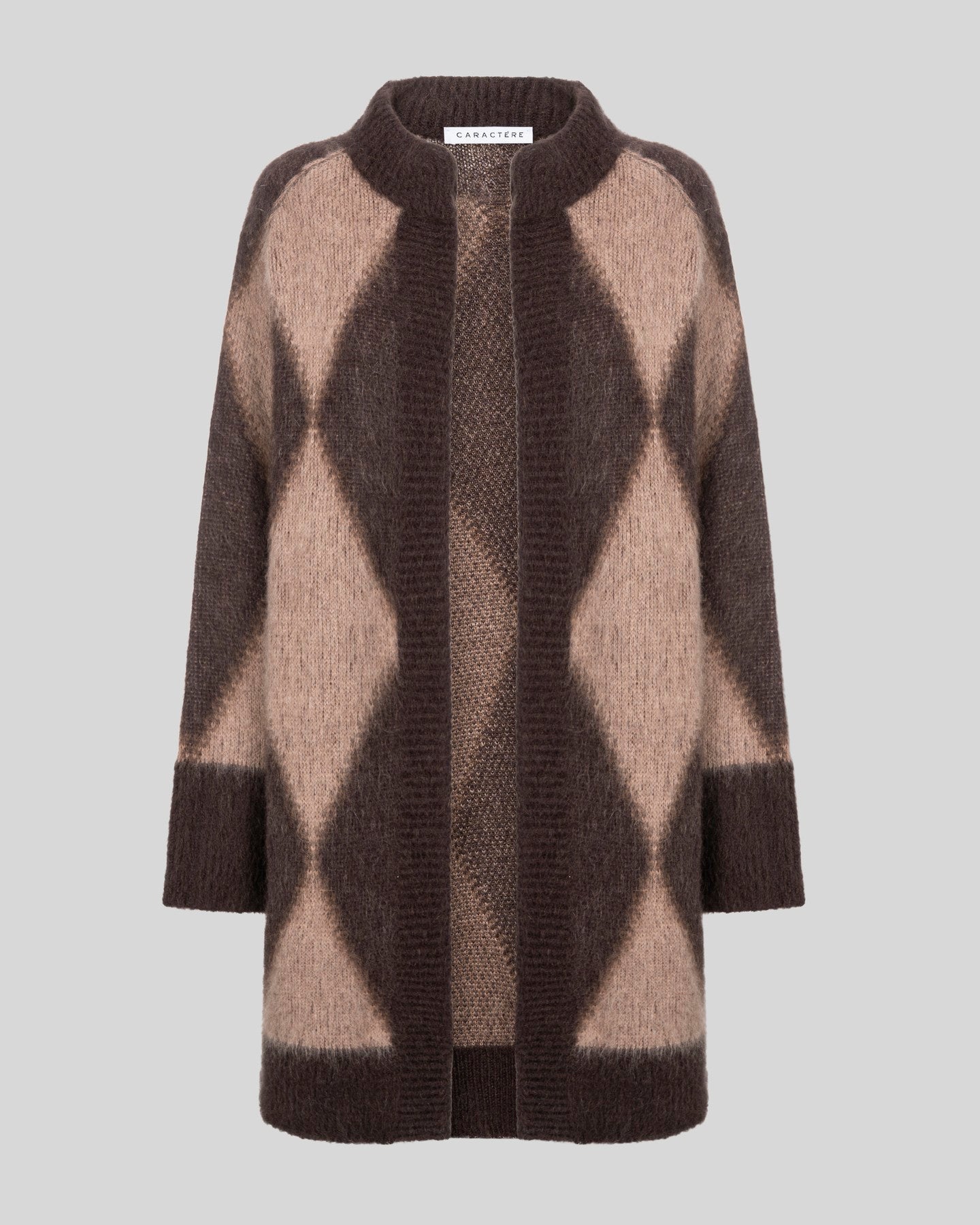 Cardigan in mohair - Caractère