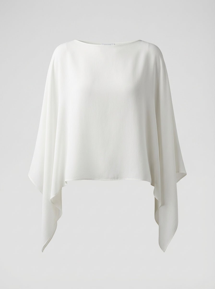 Coprispalle in viscosa fluido effetto mantella - Caractère