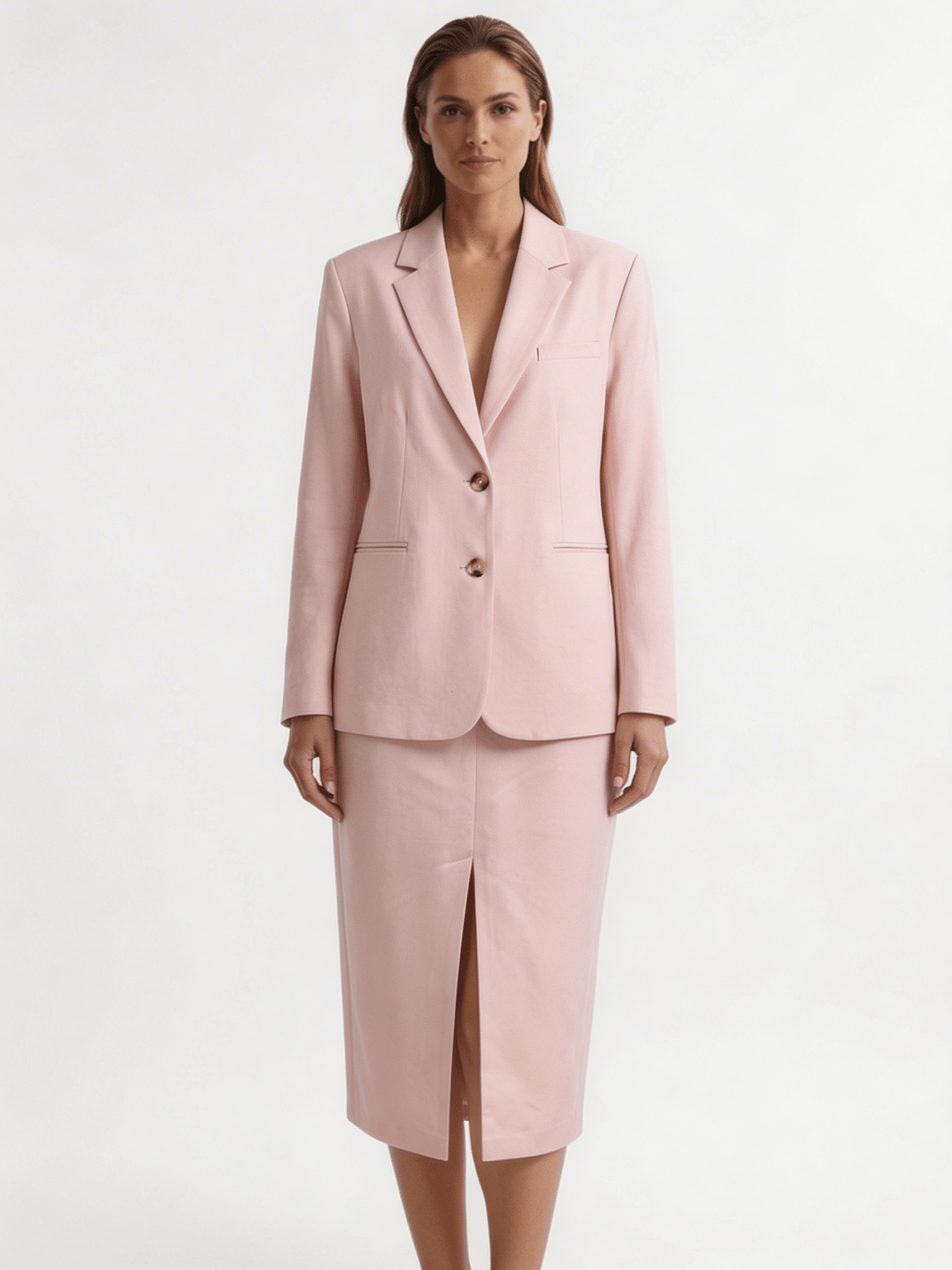 Giacca completo in lino cotone classica - Caractère