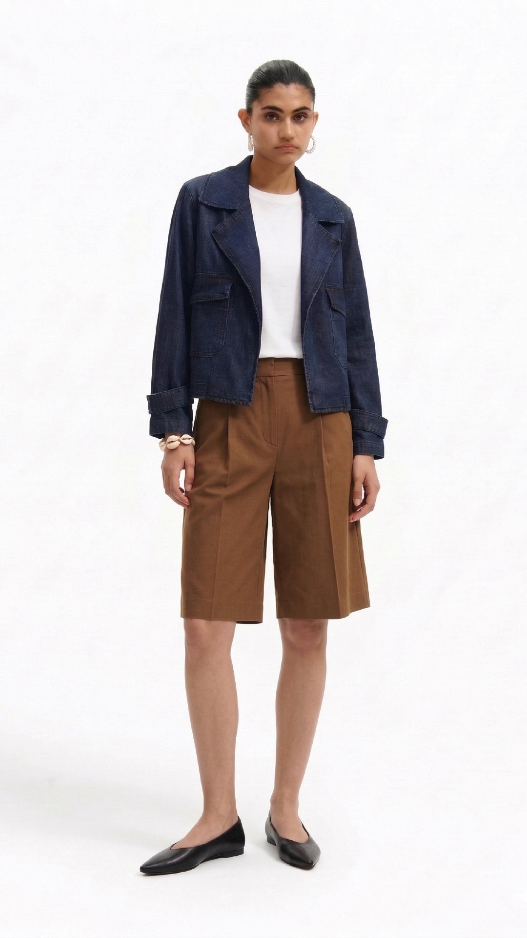 Giacca Denim Donna con Tasche - Caractère