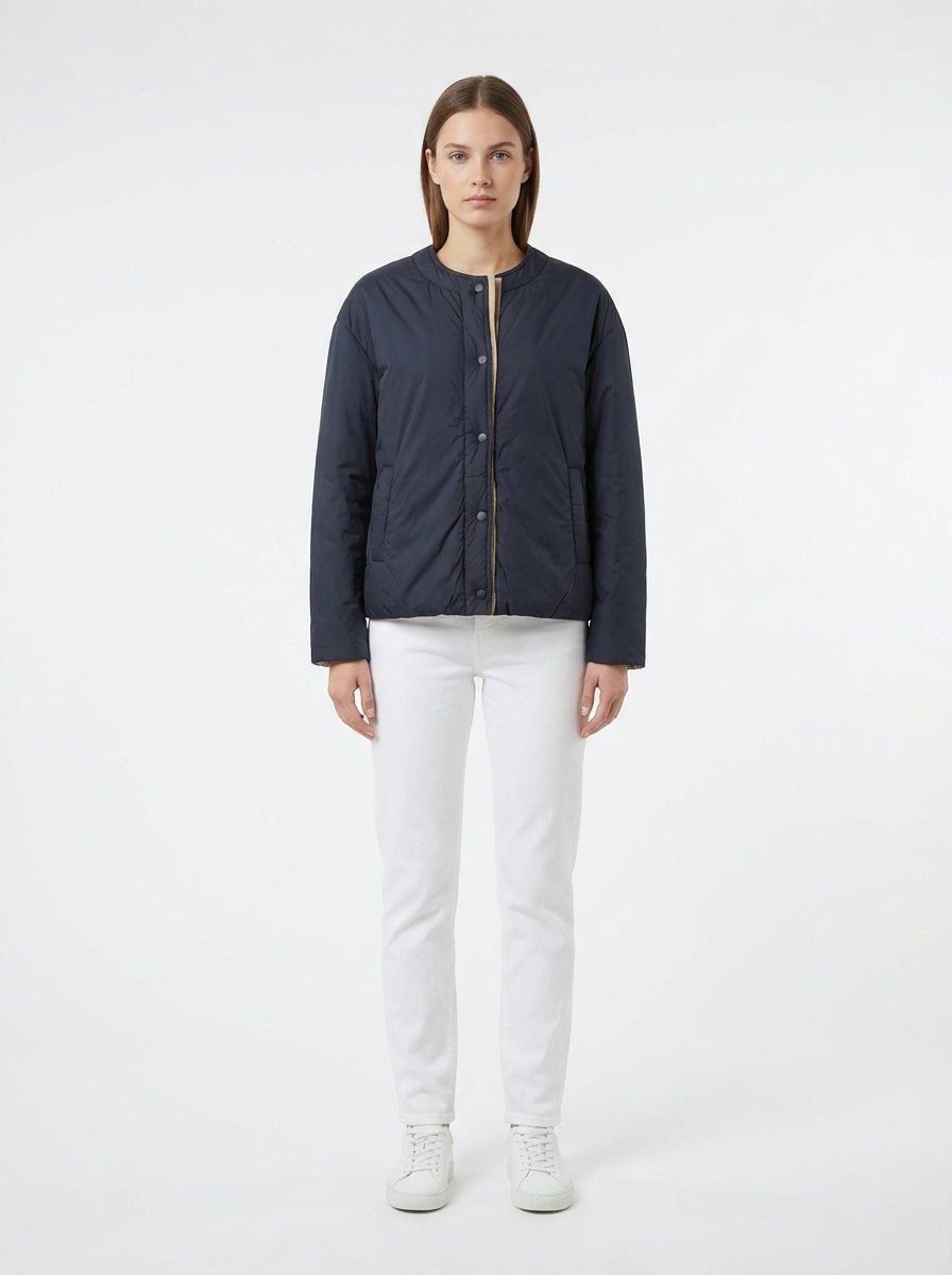 Giacca imbottita in tela antigoccia - Caractère