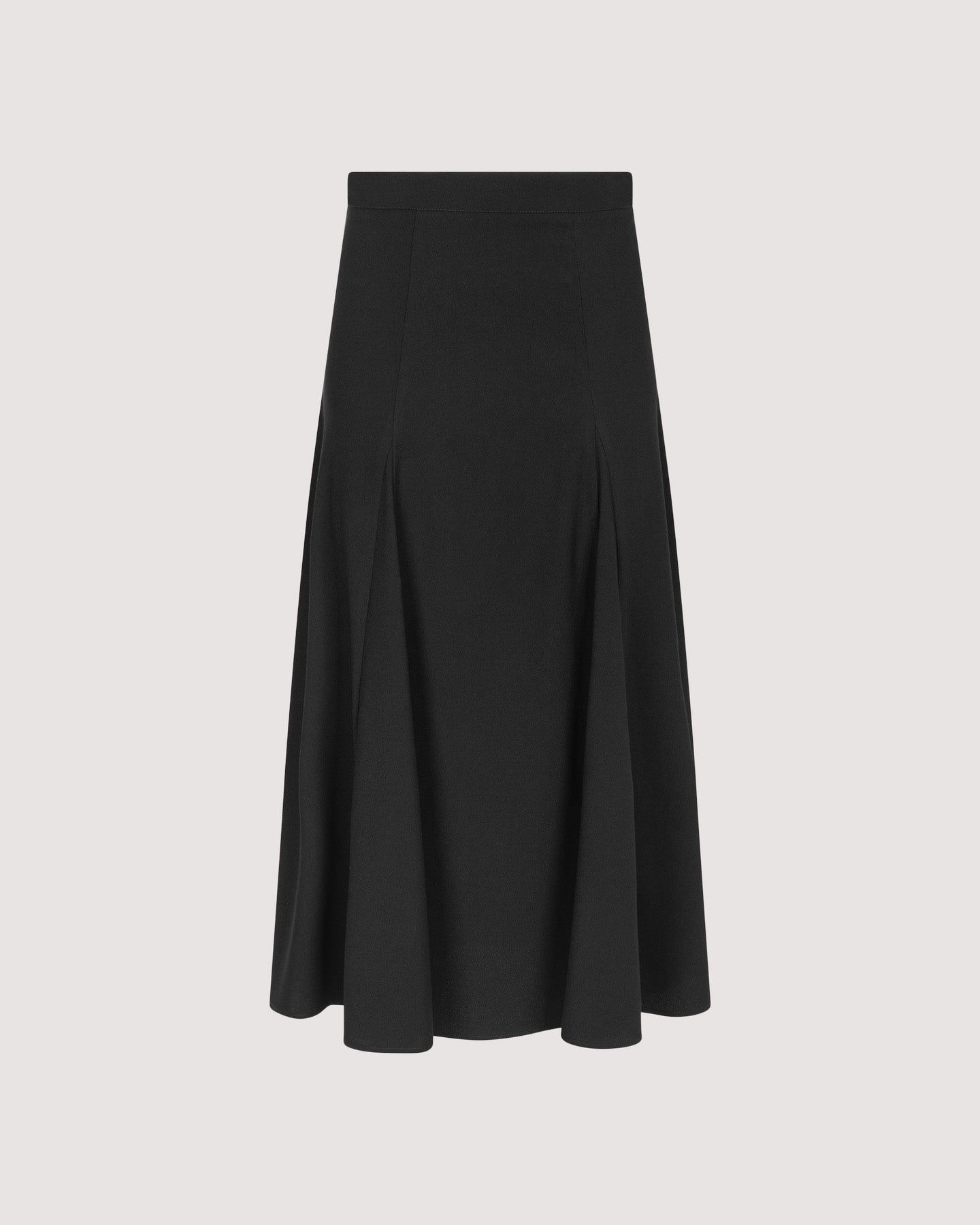 Gonna Midi Elegante in Crepe Svasata