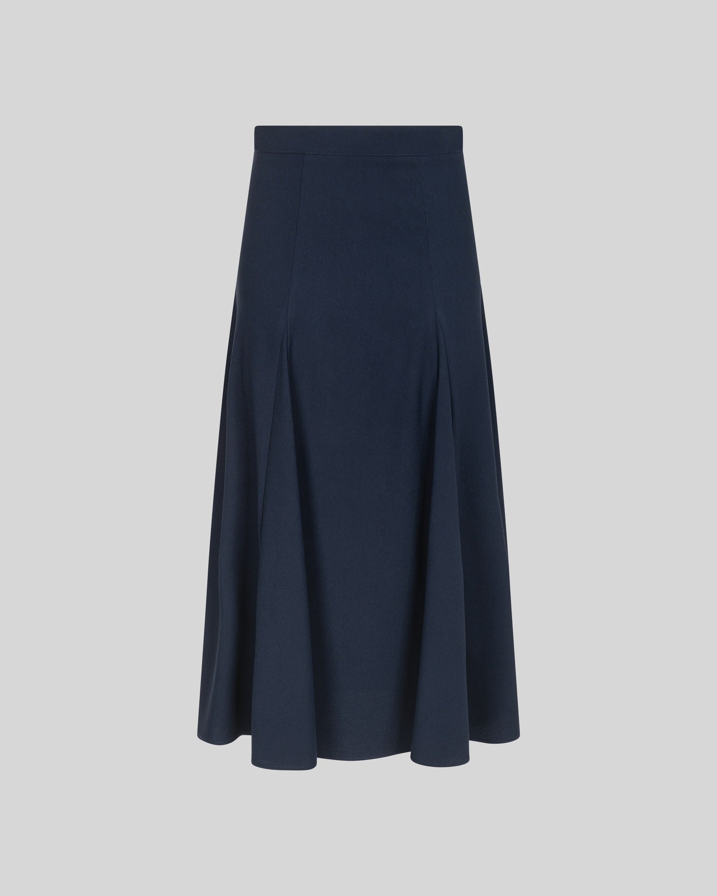 Gonna Midi Elegante in Crepe Svasata