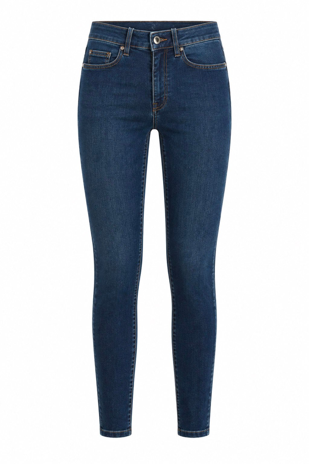 Jeans Skinny a Vita Alta in Denim - Caractère