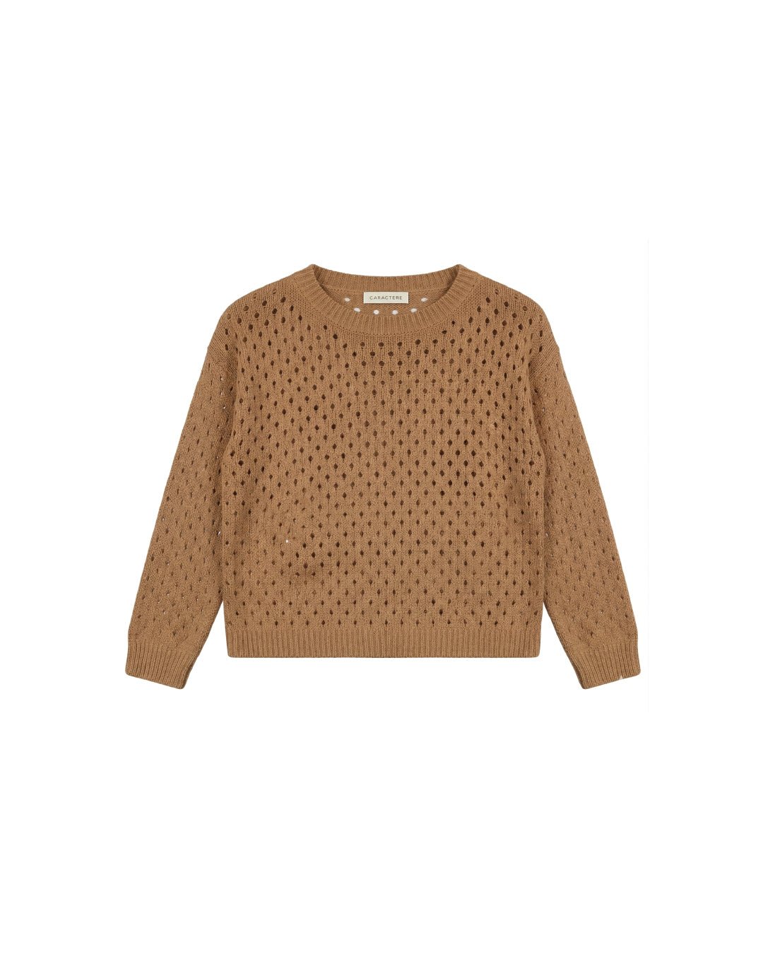 Maglia Traforata in Viscosa Girocollo - Caractère