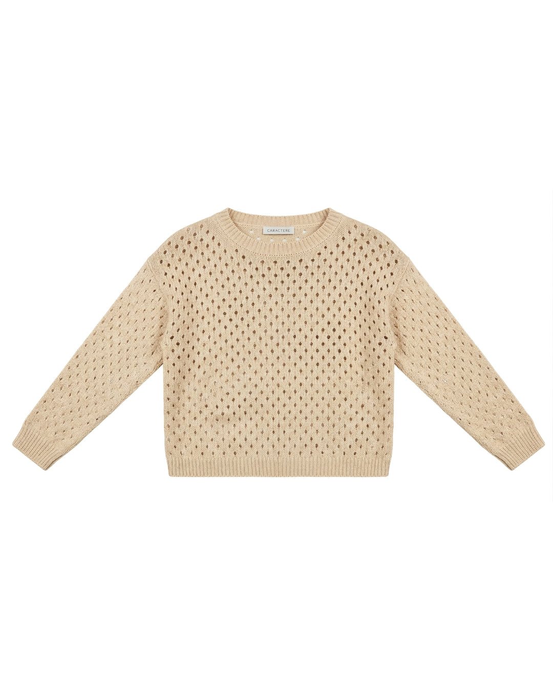 Maglia Traforata in Viscosa Girocollo - Caractère