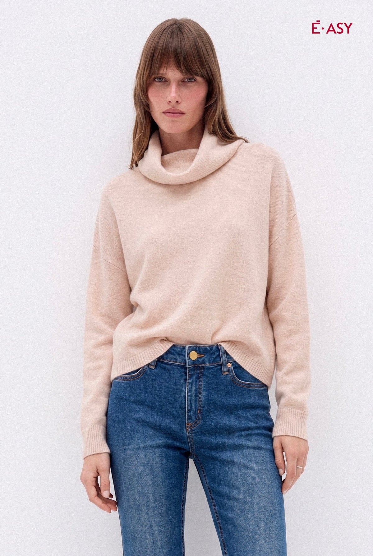 Maglione Dolcevita Donna in Maglia Fine - Caractère