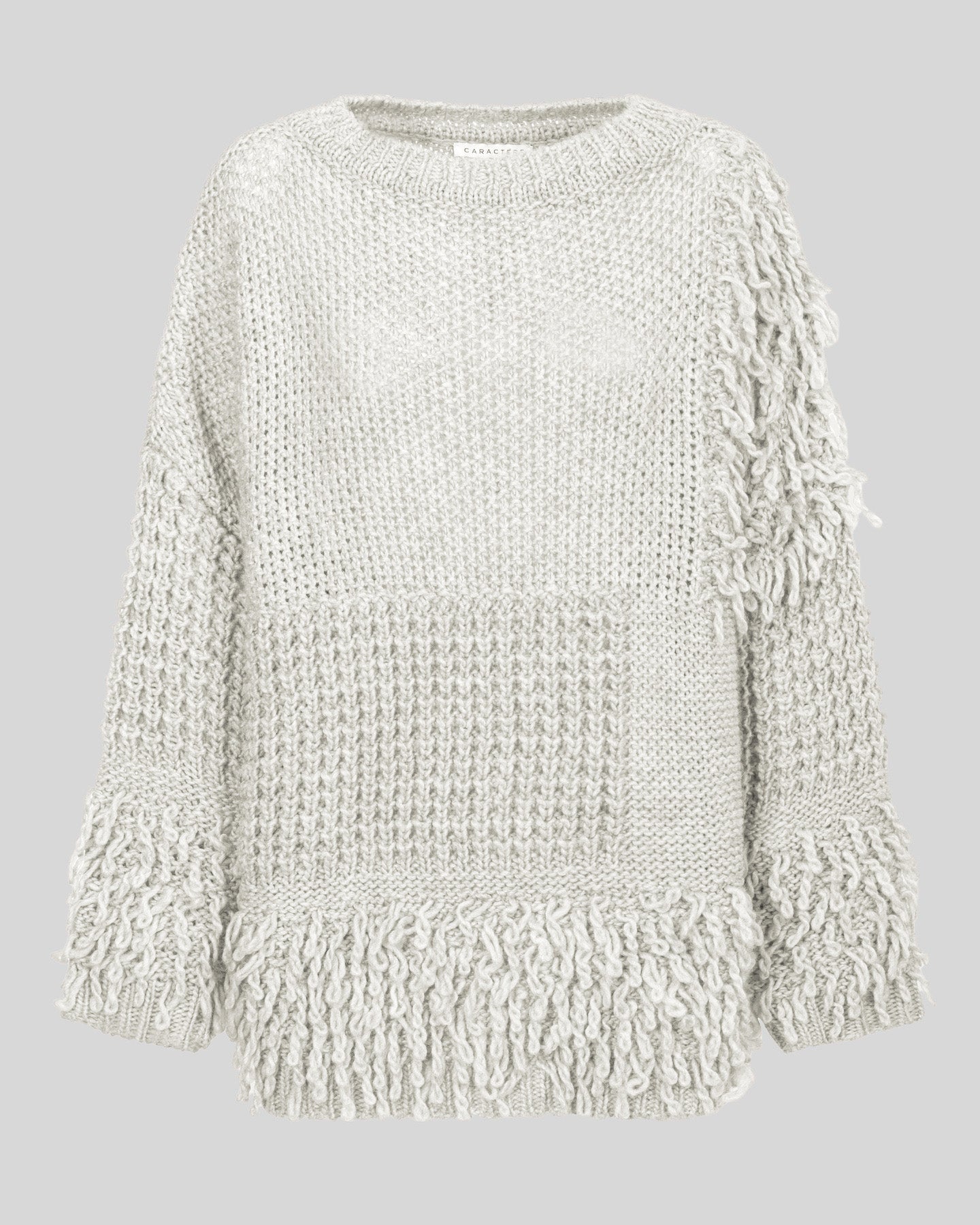 Maglione over in misto lana - Caractère
