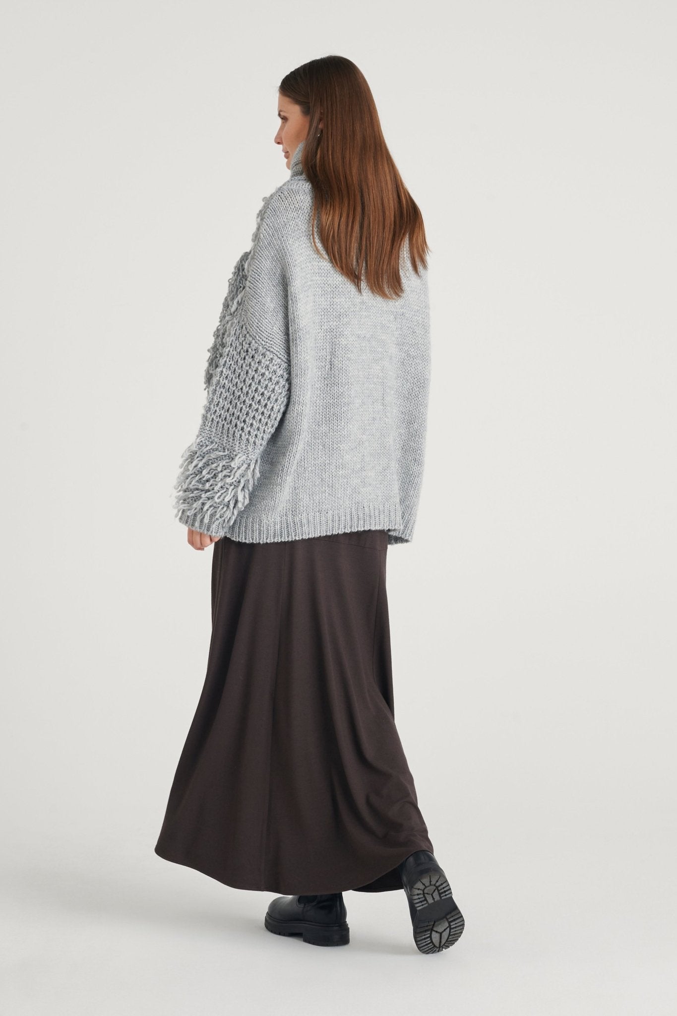 Maglione over in misto lana - Caractère
