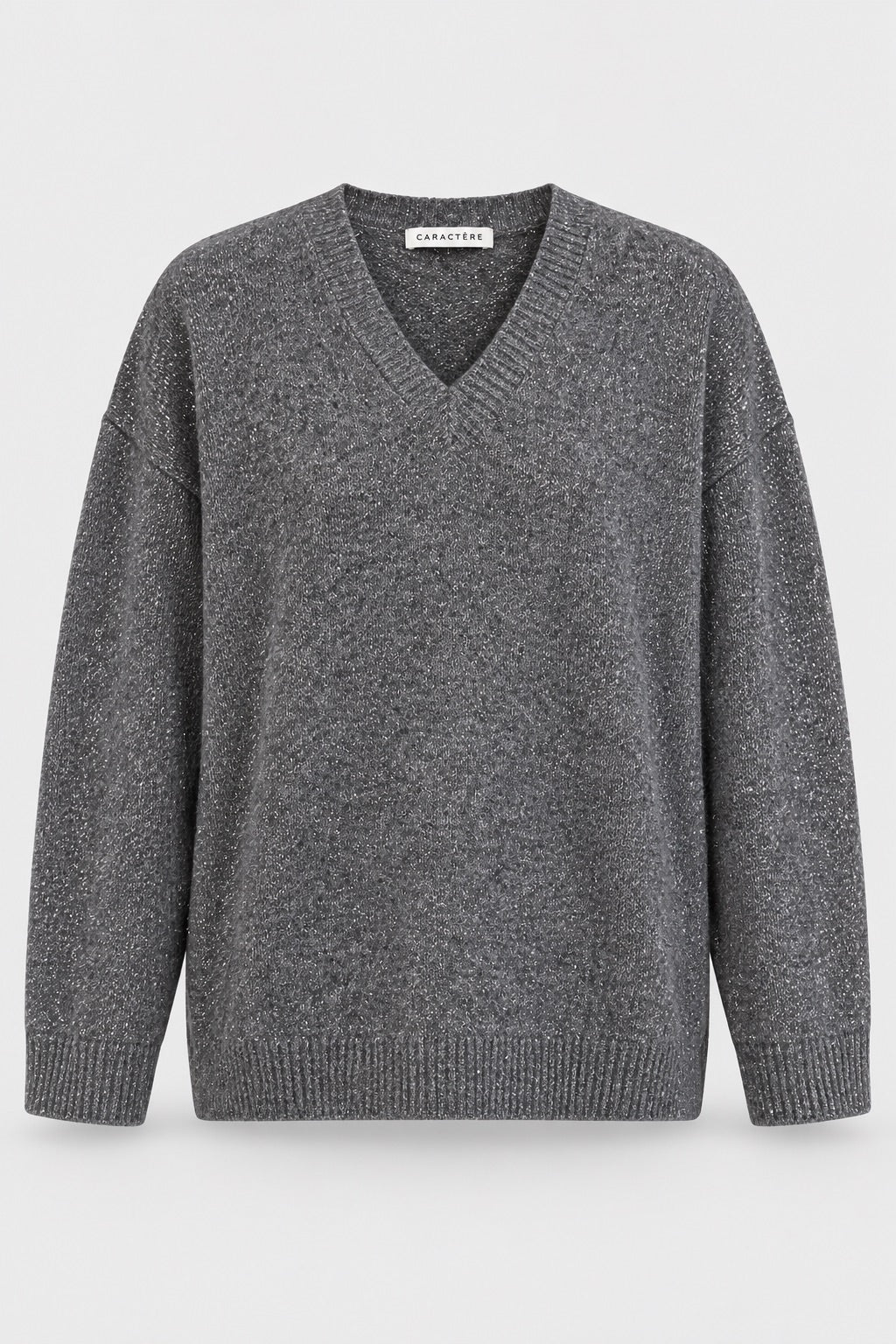 Maglione scolla a V in Maglia Morbida - Caractère