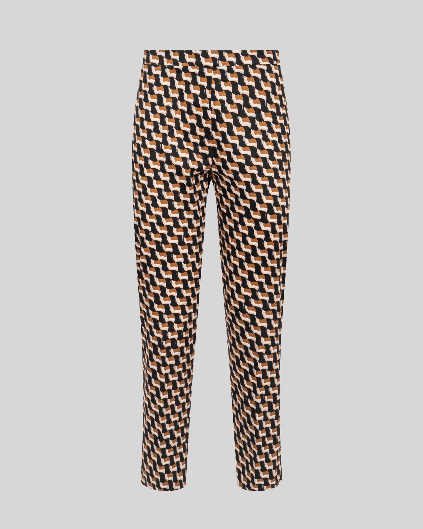 Pantalone a sigaretta con stampa geometric - Caractère