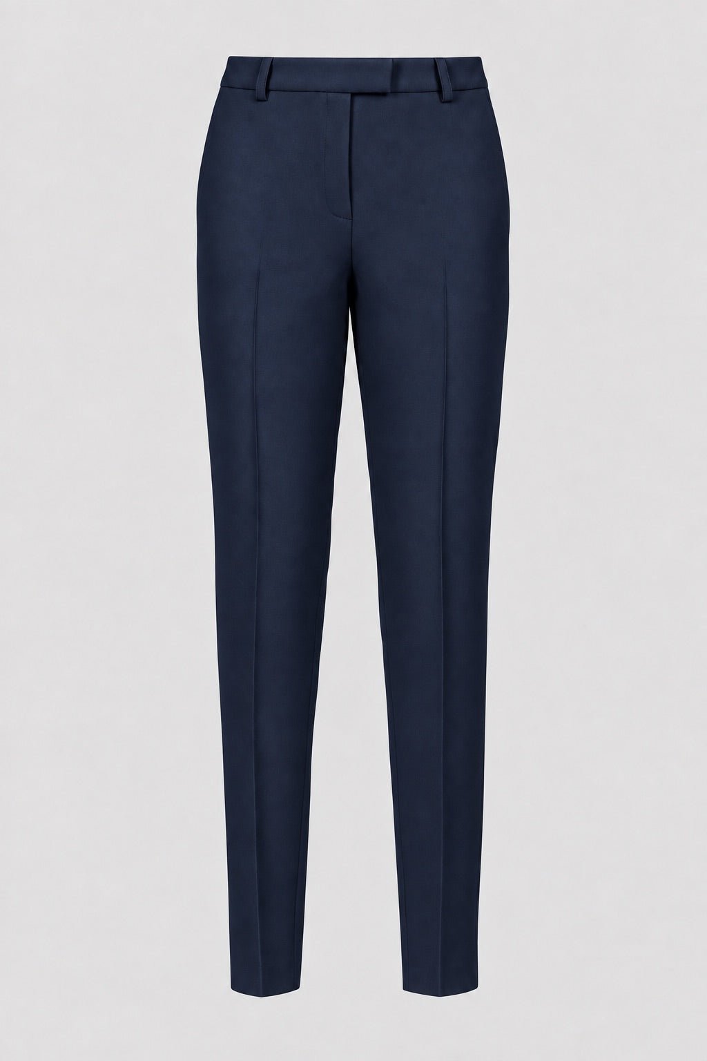 Tailleur blu in crepe giacca monopetto e pantalone a sigaretta - Caractère