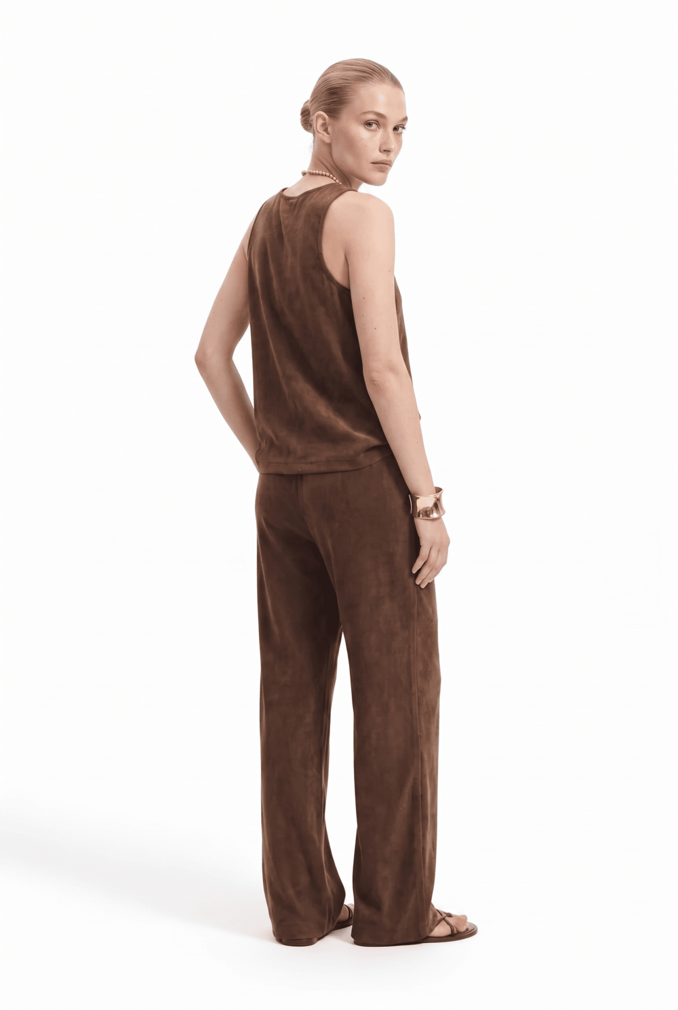 Pantalone Donna Fluido in Cupro Elasticizzato – Comfort e Stile Raffinato - Caractère