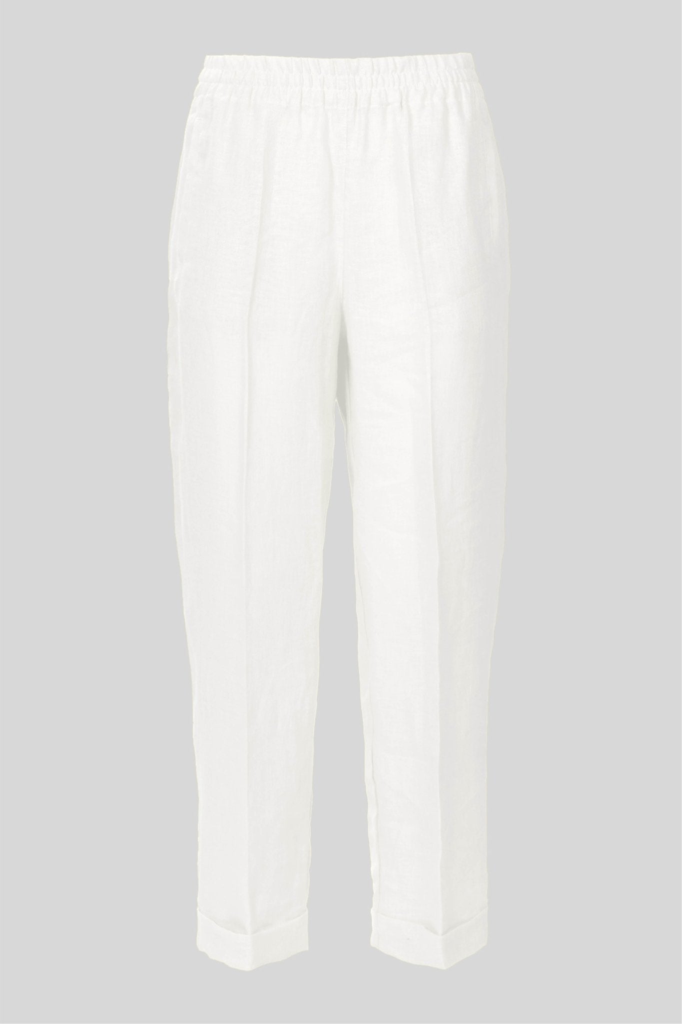 Pantalone dritto in lino - Caractère