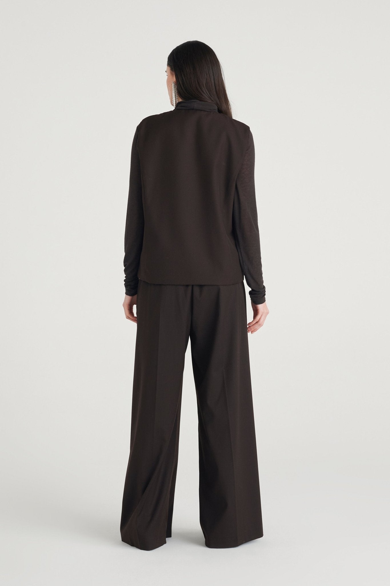 Pantalone largo fluido - Caractère