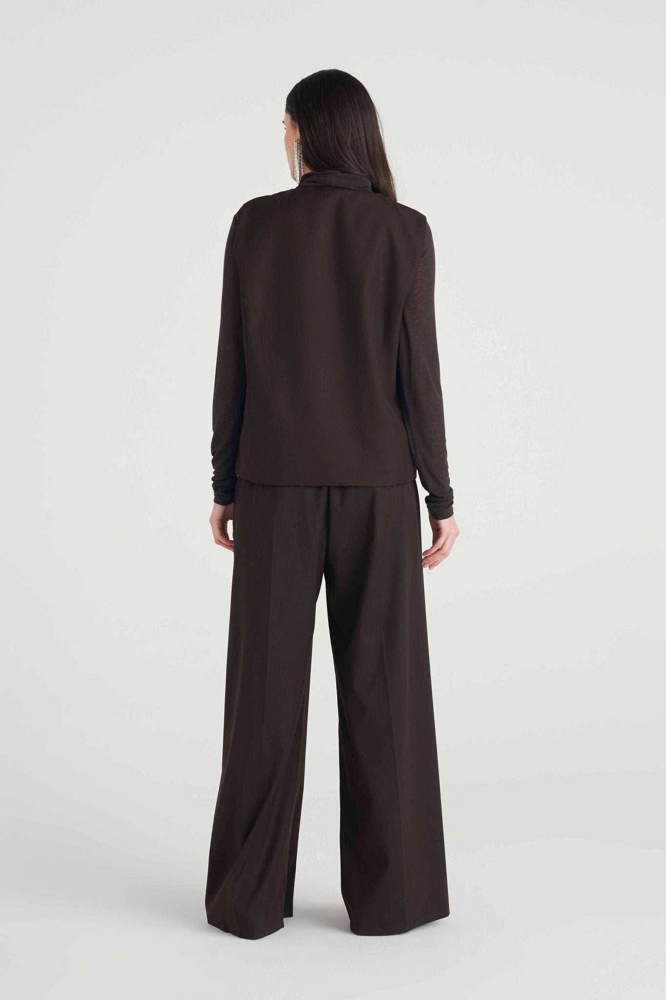 Pantalone largo fluido - Caractère