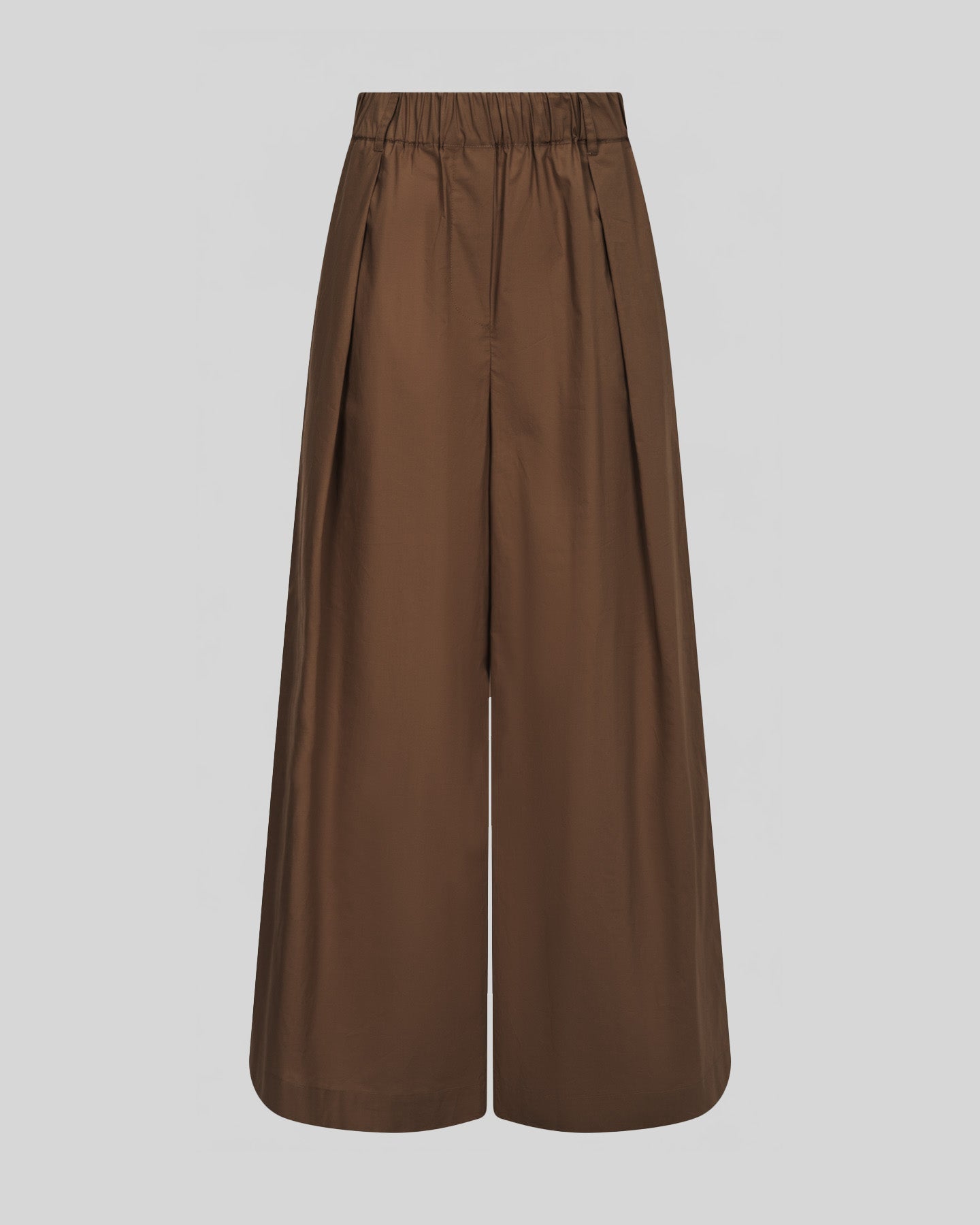 Pantalone Palazzo in Cotone con Vita Elasticizzata - Caractère