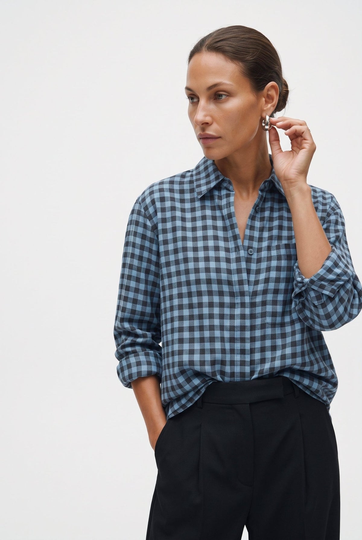 Pantaloni Donna da Completo in Crepe – Eleganza Contemporanea Raffinata - Caractère