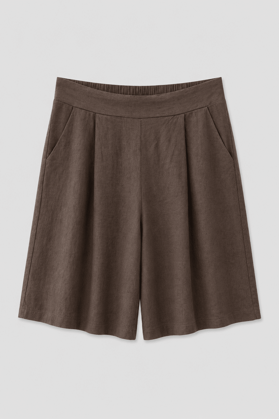 Short Culotte in Lino con Vita Elasticizzata - Caractère