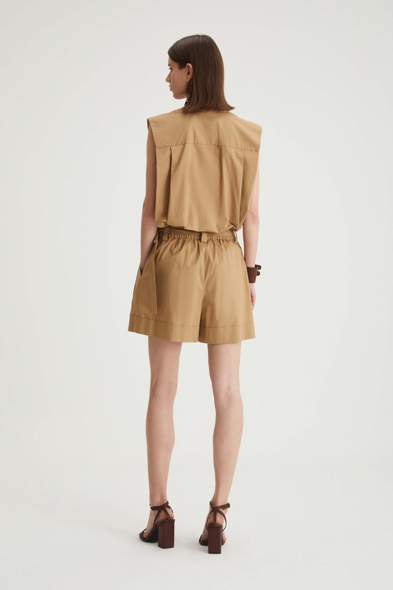 Shorts in cotone con fiocco - Caractère
