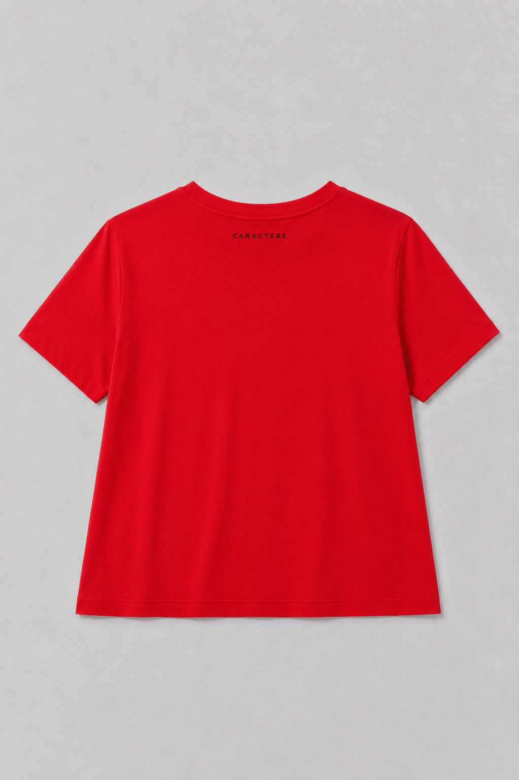 T-shirt dritta Girocollo in Jersey di Cotone - Caractère