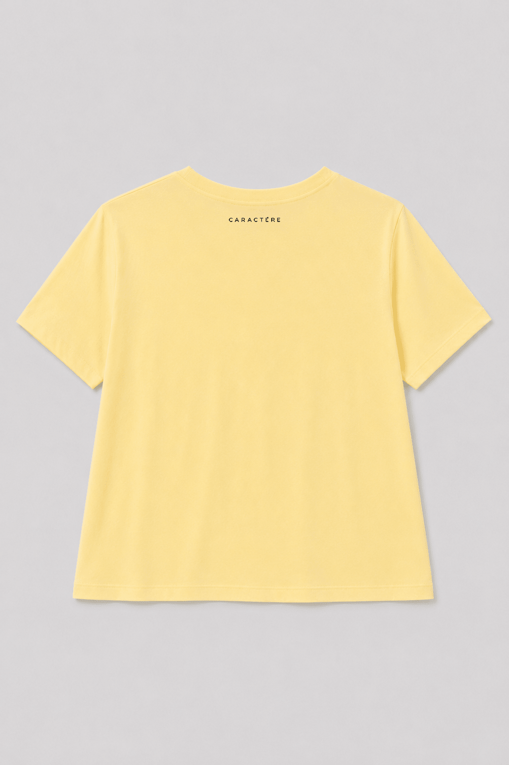 T-shirt dritta Girocollo in Jersey di Cotone - Caractère