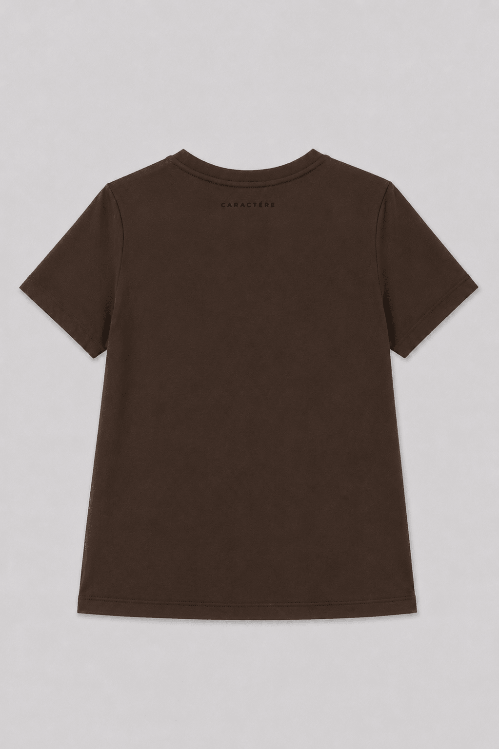 T-shirt Slim Fit Girocollo in Jersey di Cotone - Caractère