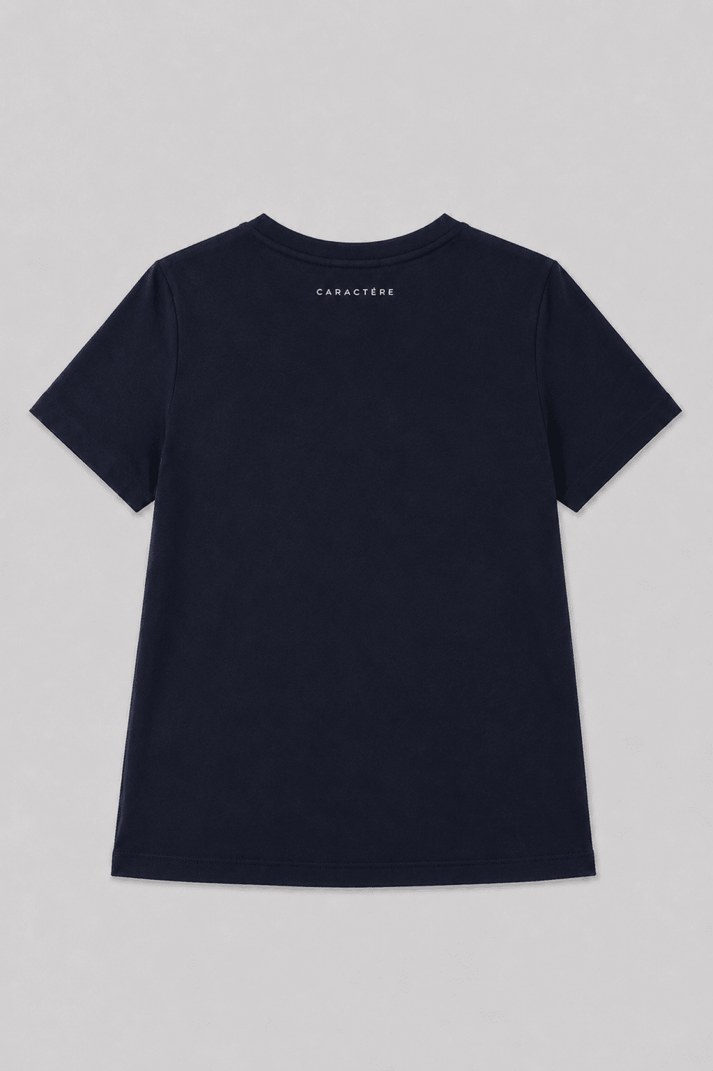 T-shirt Slim Fit Girocollo in Jersey di Cotone - Caractère
