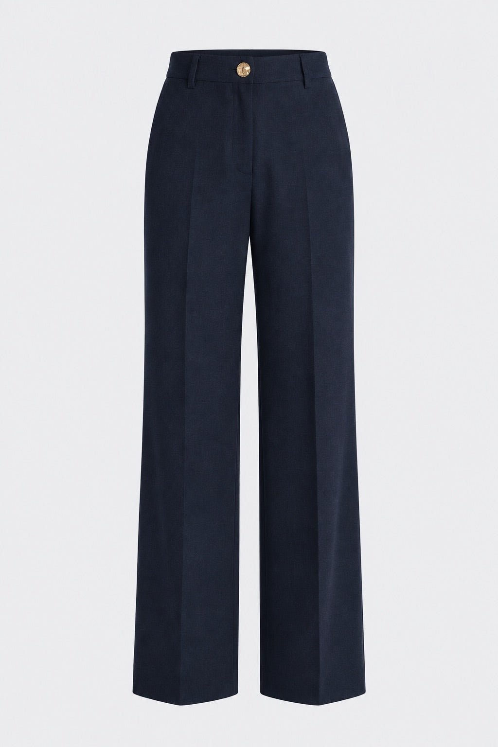 Tailleur giacca corta doppiopetto e pantalone gamba dritta in crepe - Caractère