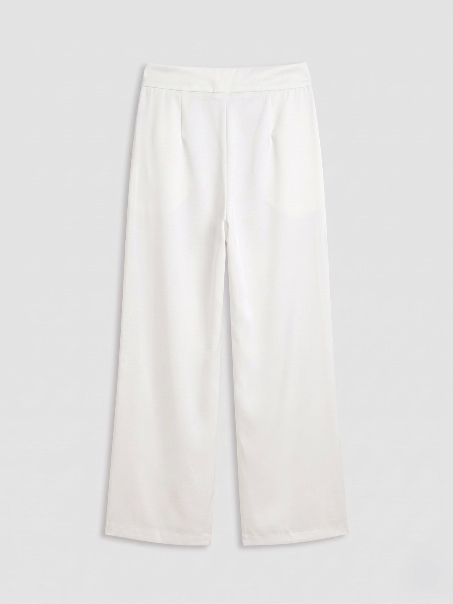 Tailleur in Cotone Giacca Monopetto e Pantalone Largo - Caractère