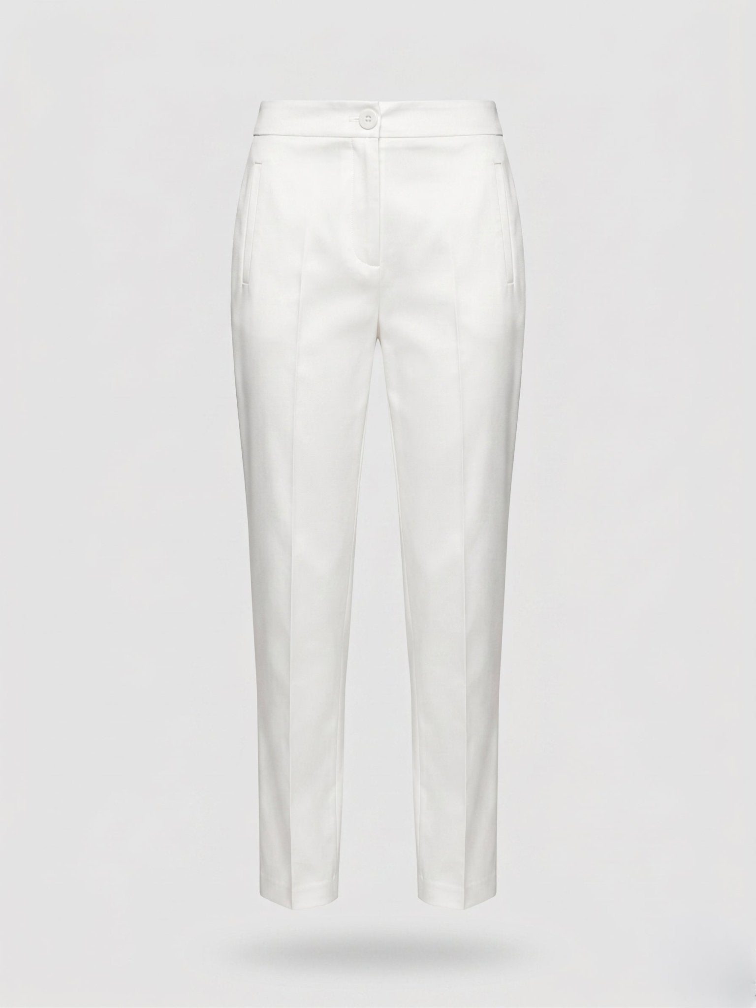 Tailleur in Cotone Giacca Monopetto e Pantalone Sigaretta - Caractère
