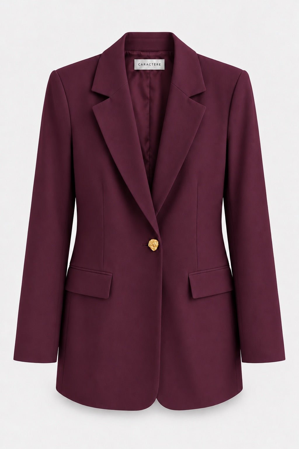 Tailleur in crepe gioiello con giacca monopetto e pantalone gamba dritta - Caractère