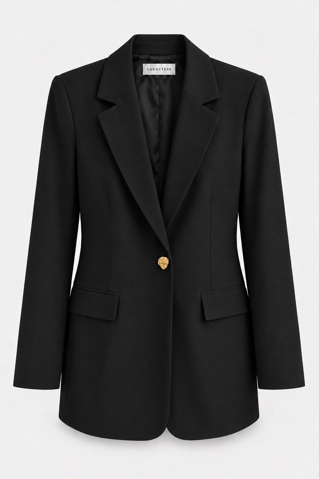 Tailleur in crepe gioiello con giacca monopetto e pantalone gamba dritta - Caractère