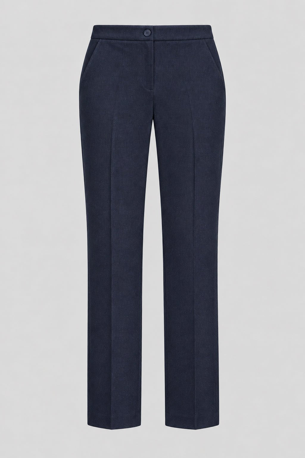 Tailleur Punto Milano Giacca Monopetto e Pantalone a Sigaretta Blu - Caractère