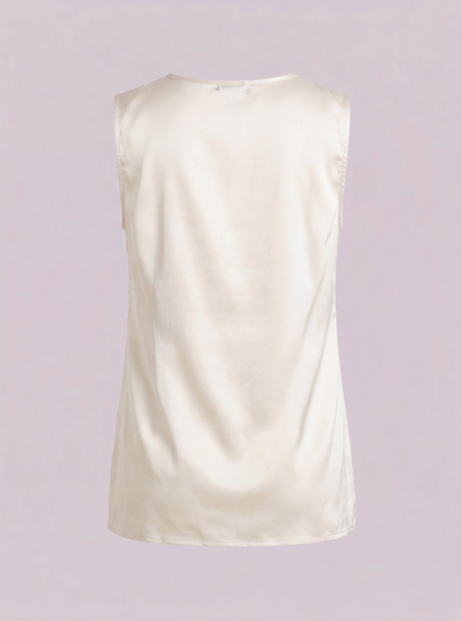 Top satin fluido con spalline ampie - Caractère