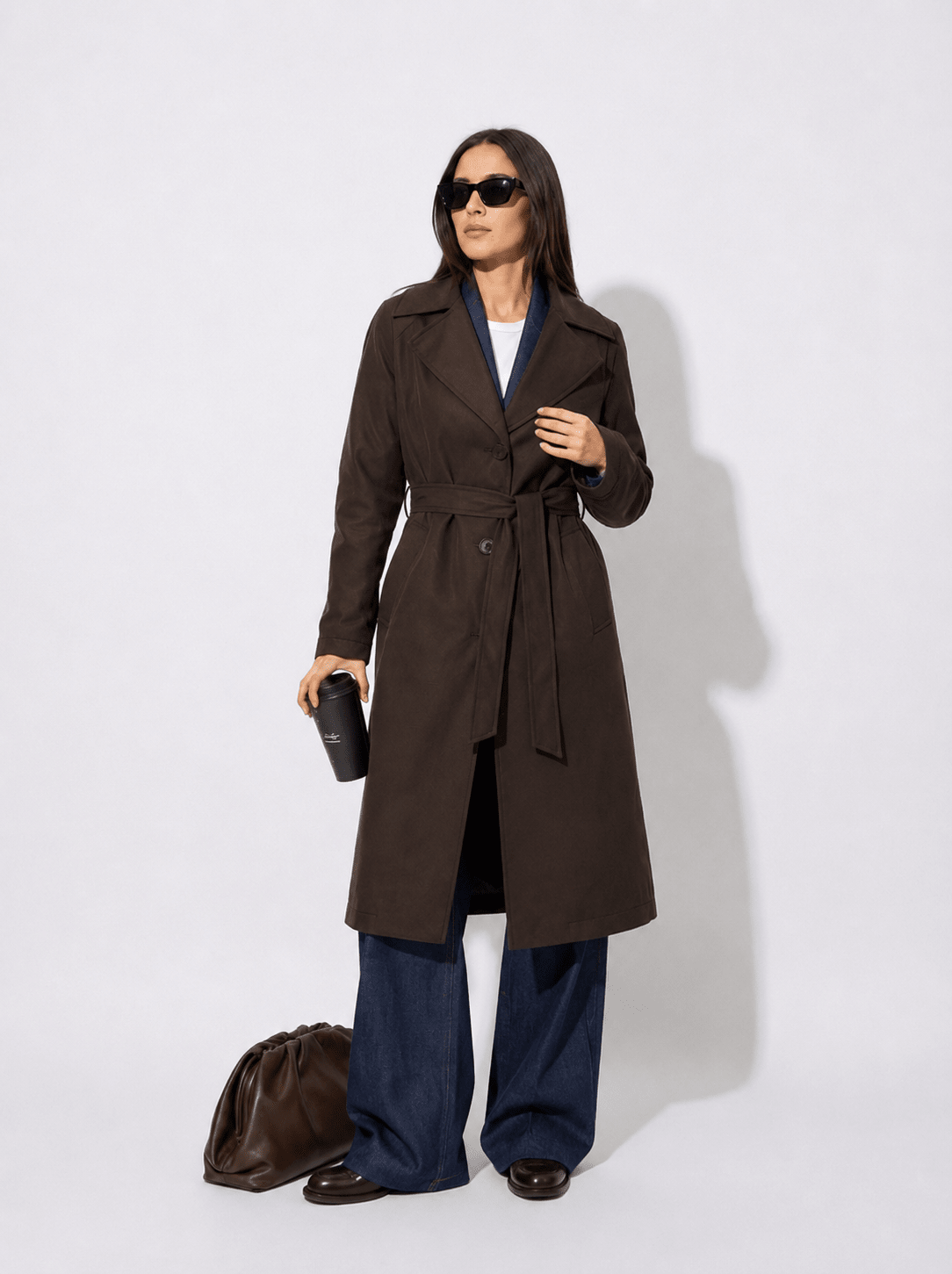 Trench Donna Midi in cotone - Caractère