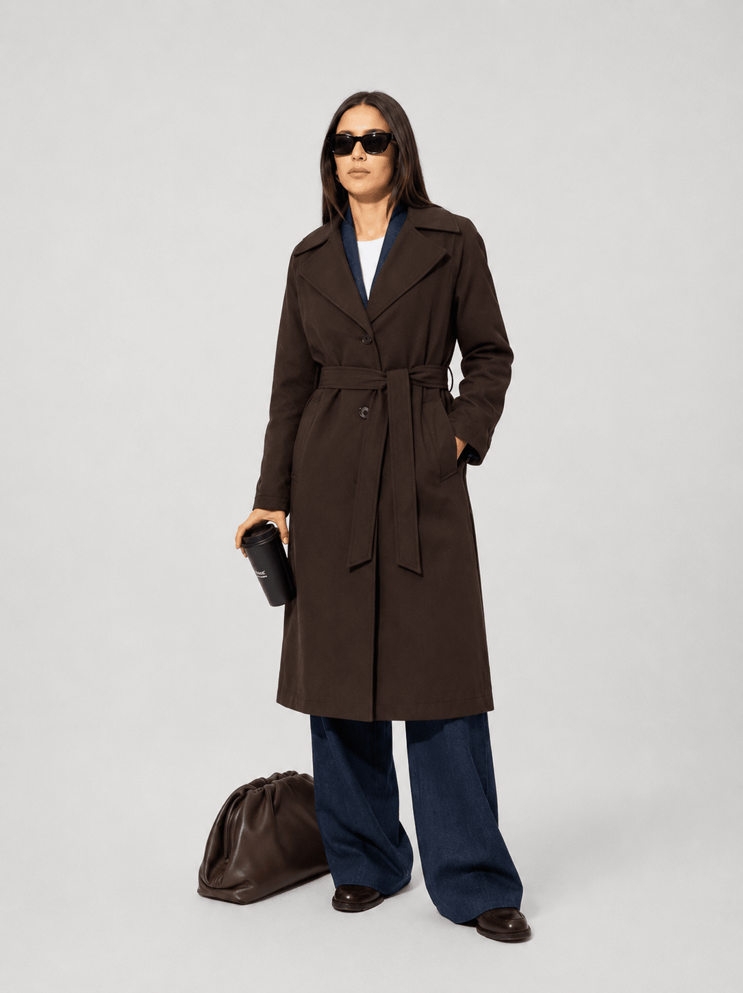Trench Donna Midi in cotone - Caractère