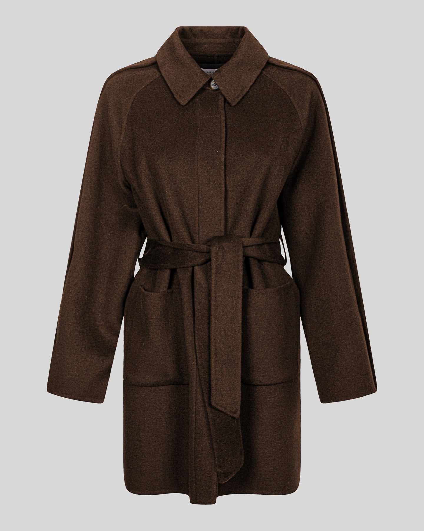 Cappotto corto con cintura
