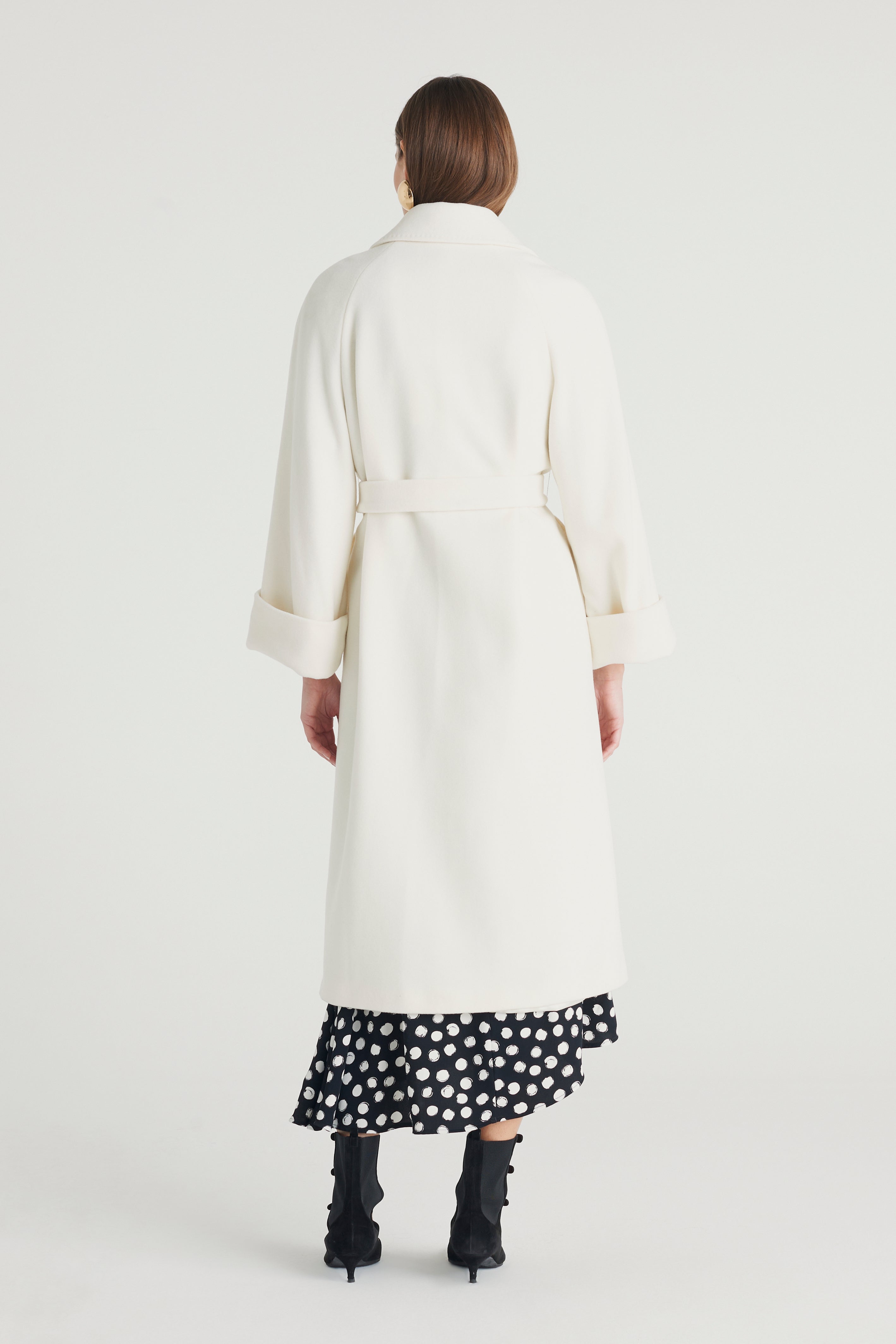Cappotto con cintura