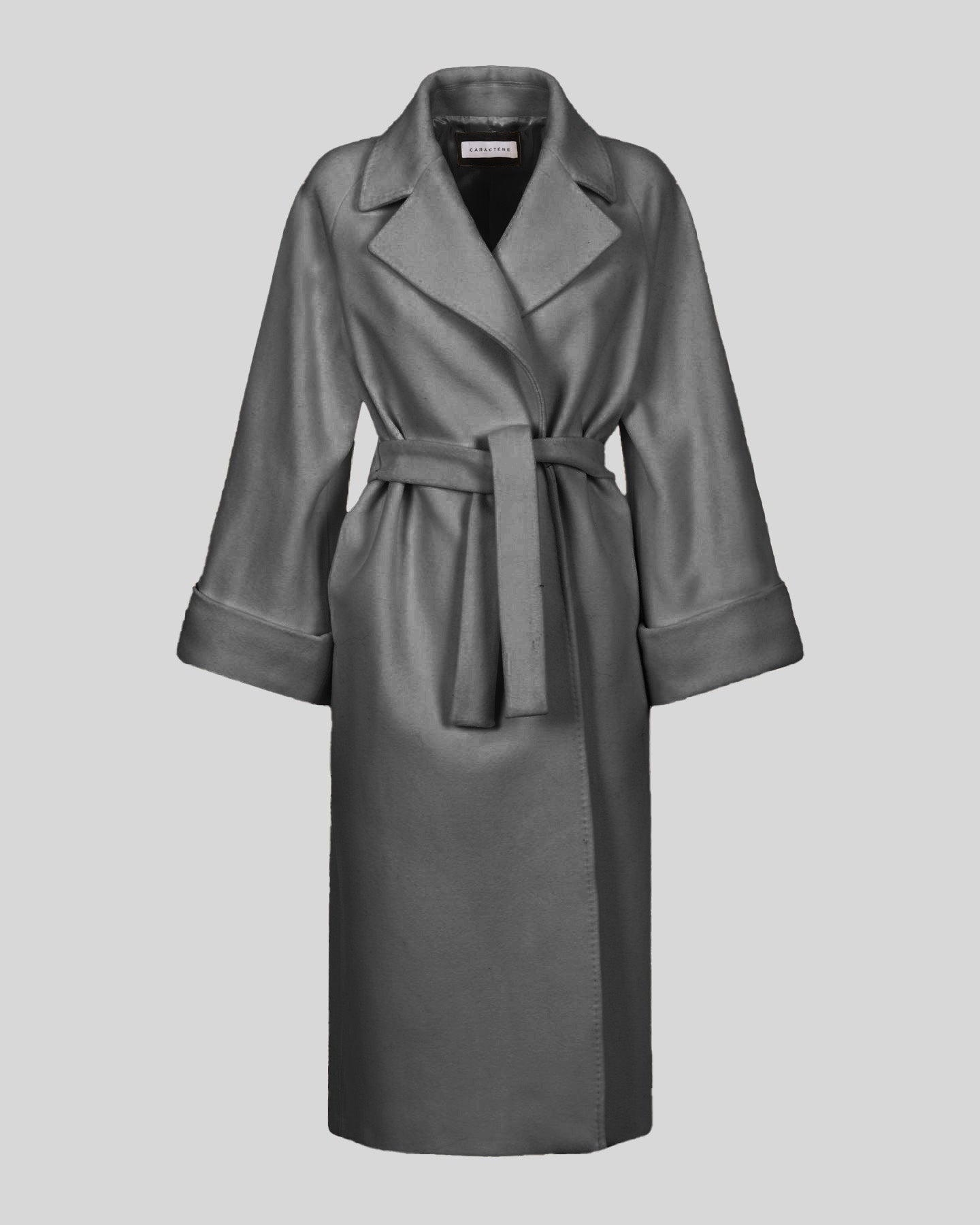 Cappotto con cintura