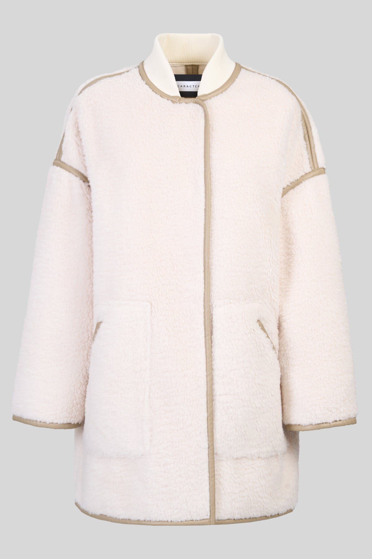 Cappotto in fake shearling