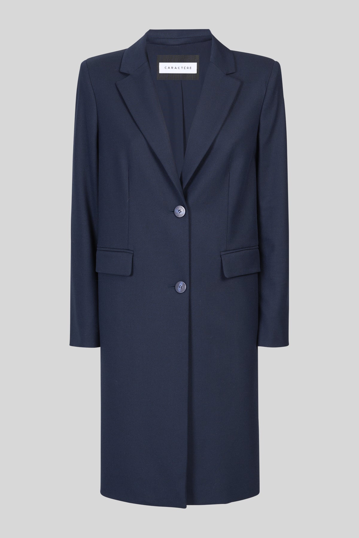 Giacca lunga in twill