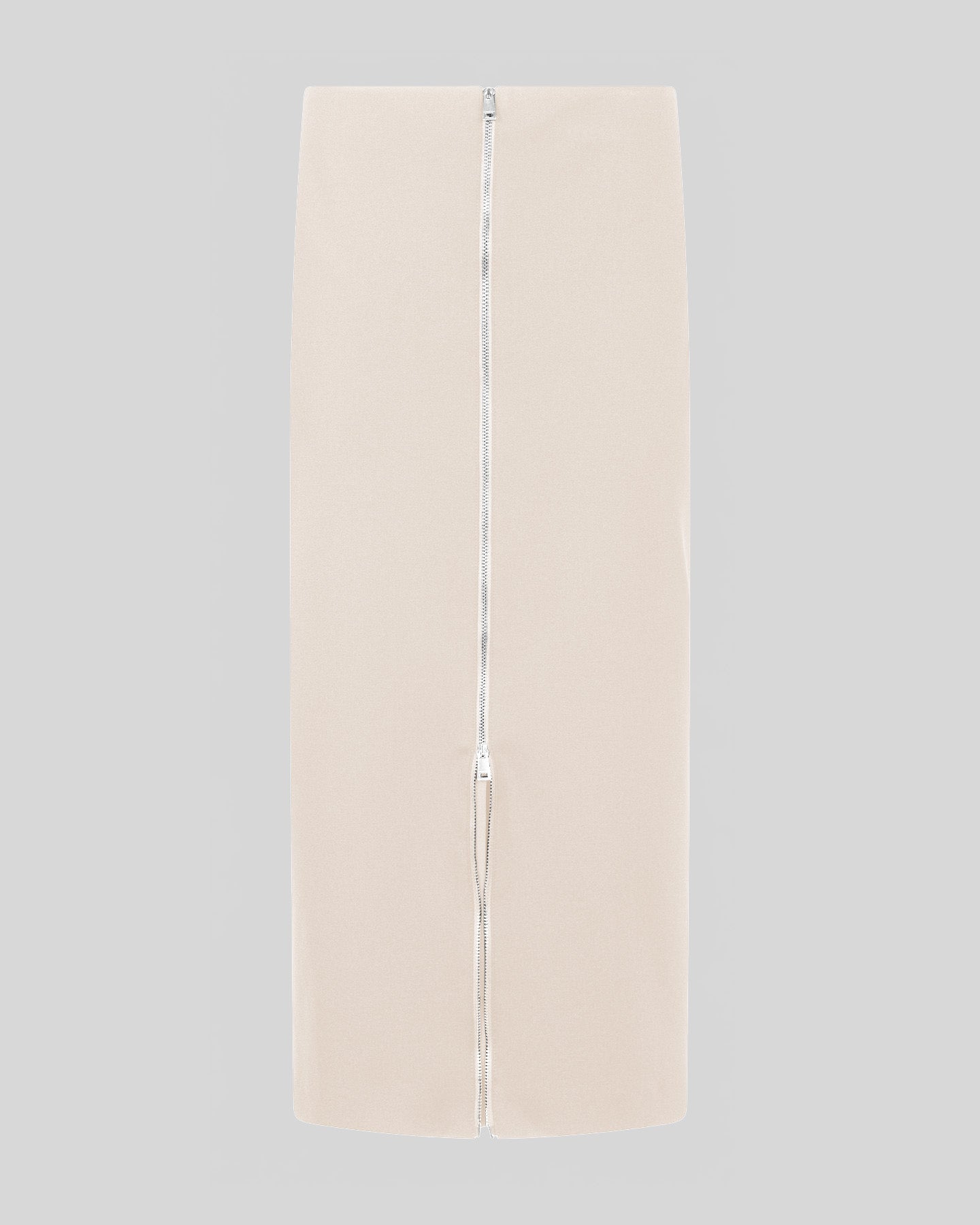 Gonna longuette con zip