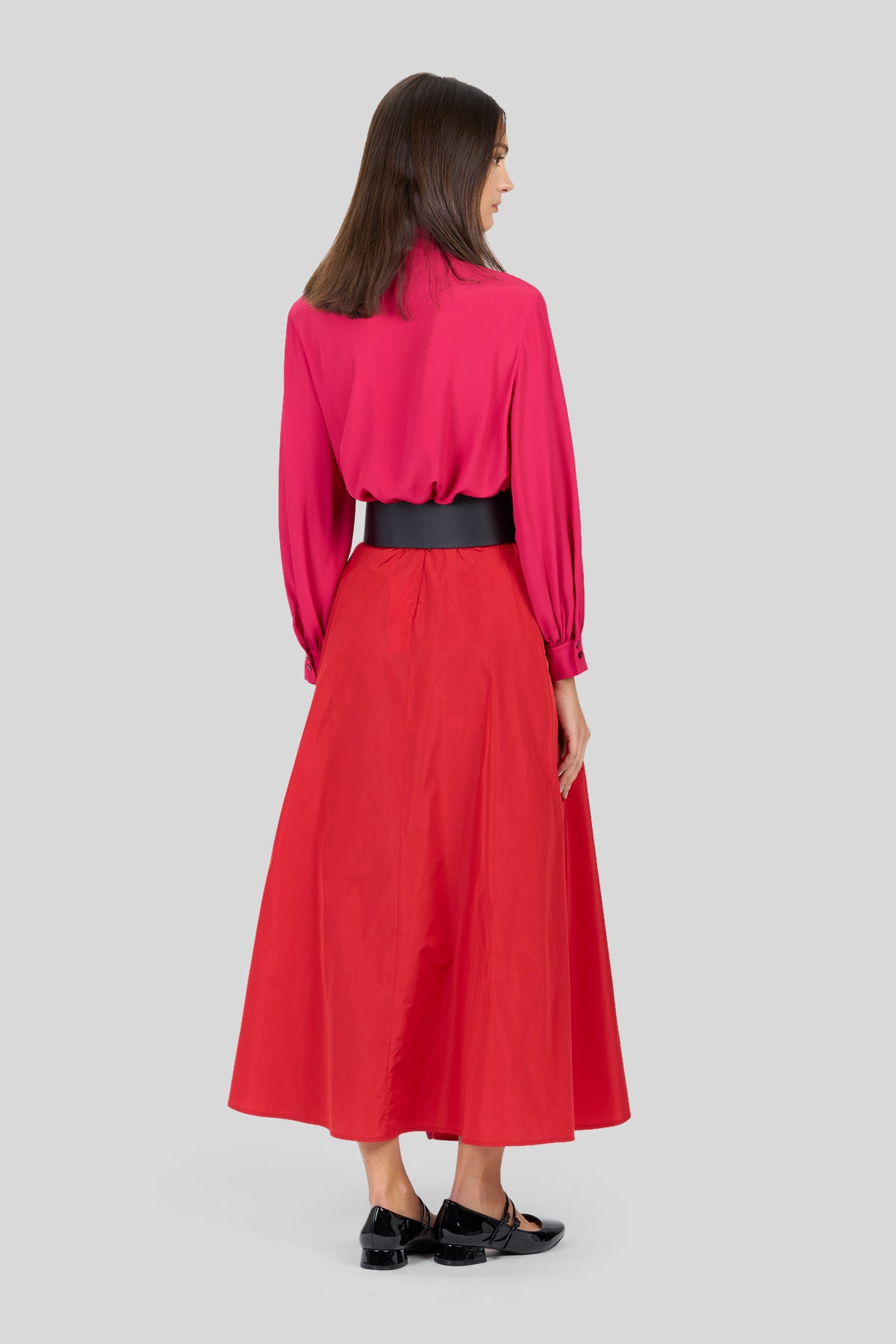 Gonna lunga in taffeta
